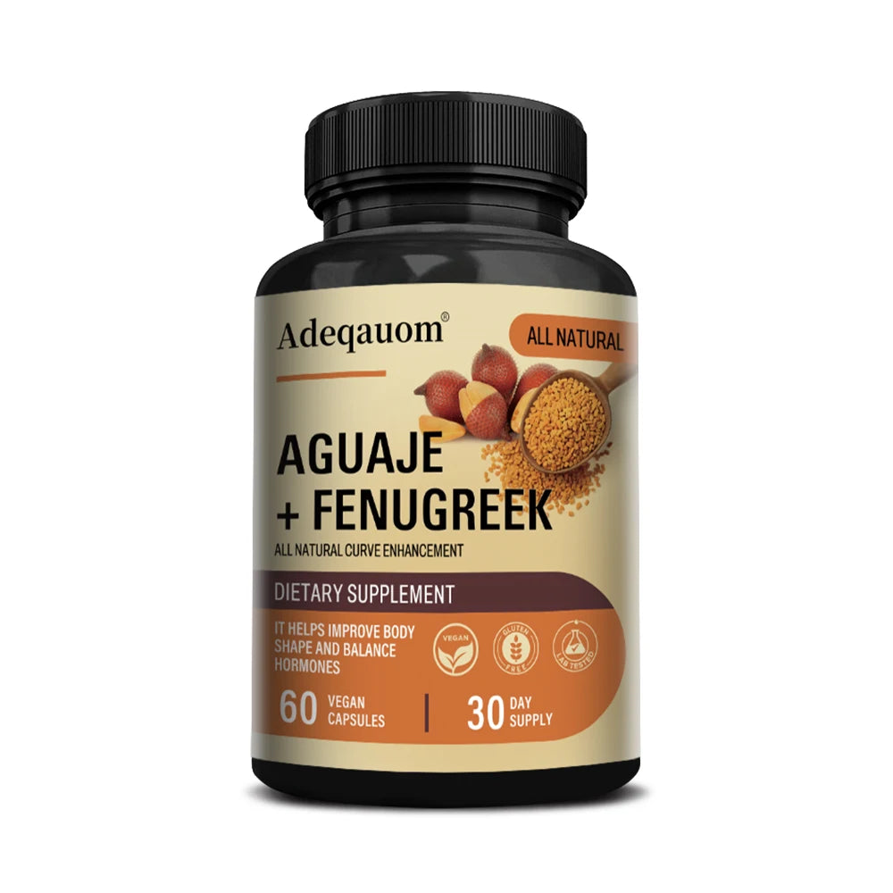 Aguaje Fenugreek Capsules Curvy Body & Immune Support