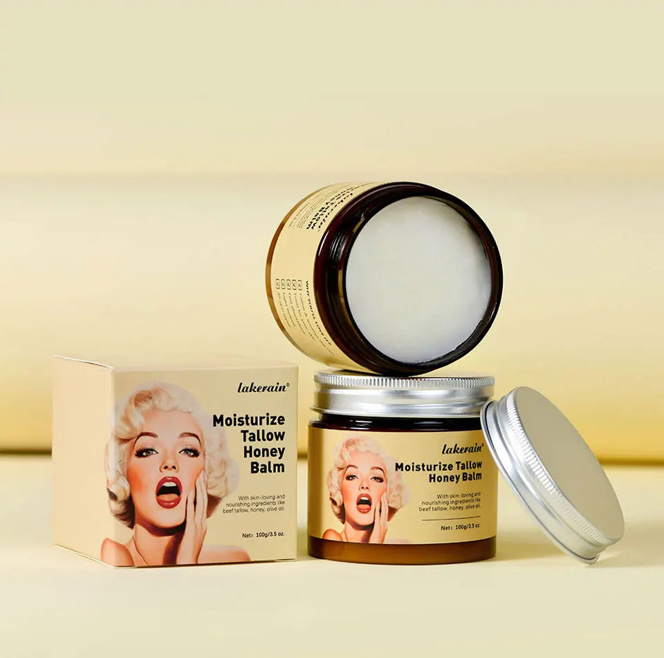 Whipped Beef Tallow and Honey Balm Moisturizing Face and Body Cream