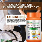 Taurine Multivitamin Tablets for Energy & Fatigue Relief