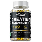 Creatine Monohydrate Muscle Strength Dietary Supplement Capsules