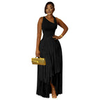 Women's Elegant Sleeveless Dashiki Tassel Maxi Dress