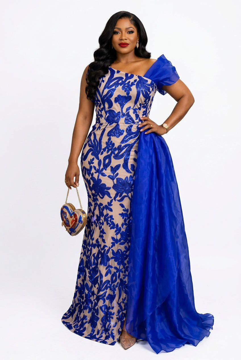 Women's African Traditional Kaftan Dashiki Maxi Dress