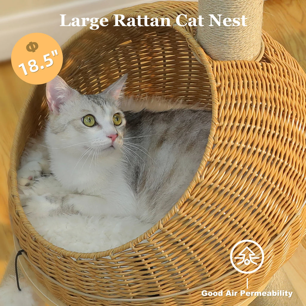 Dinosaur Cat Tree Tower Scratching Post for Cats
