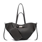 Women's Wing Large Capacity PU Leather Commuter Tote Bag