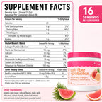 Fiber Probiotics Powder Acacia Collagen Peptides Electrolytes Tropical Breeze 16 Servings