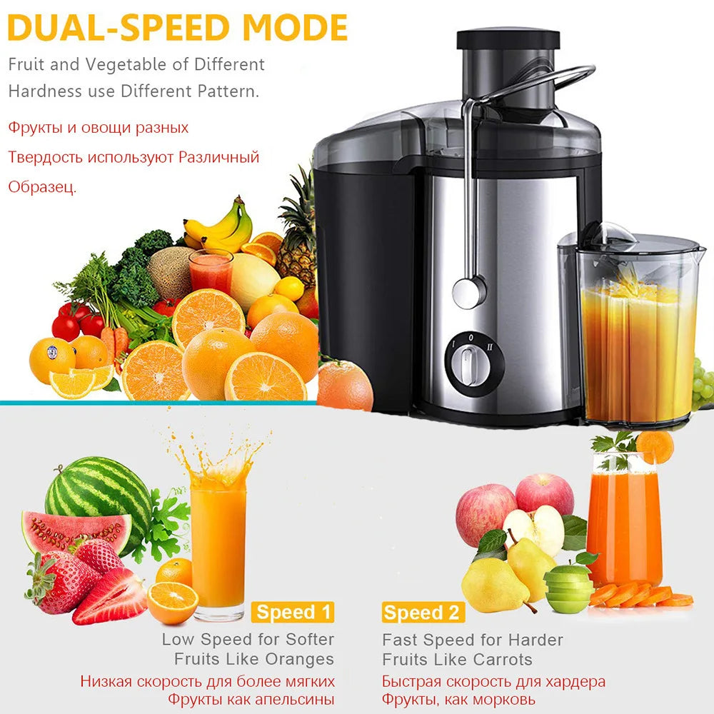 Household Electric Centrifugal Fruit and Vegetable Juicer