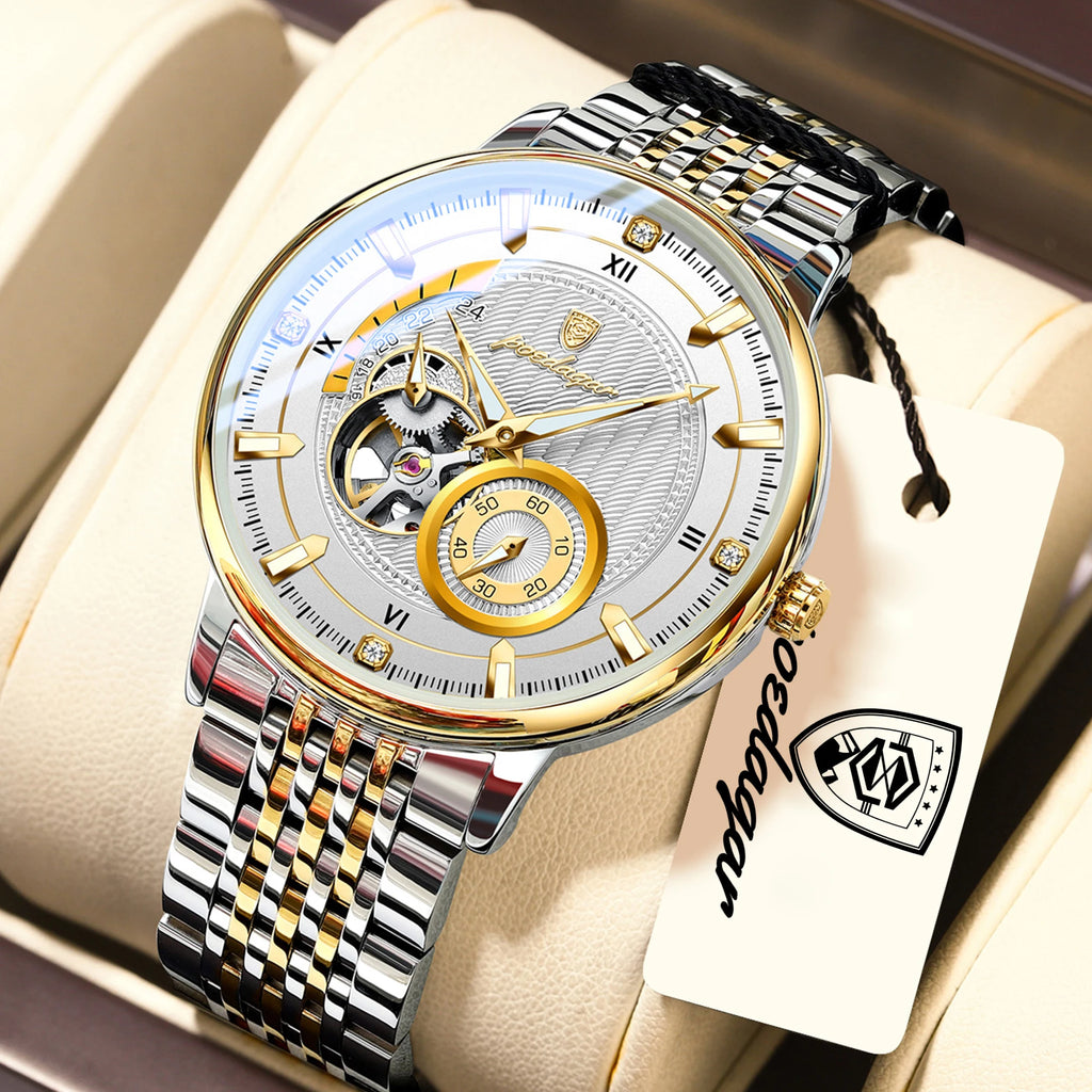 Men's Luxury Hollow Tourbillon Automatic Mechanical Watch