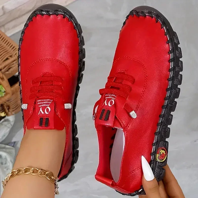 Women's Lace-Up Roman Retro Breathable Sneakers