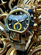 Men's Punk Large Dial Waterproof Luminous Quartz Watch