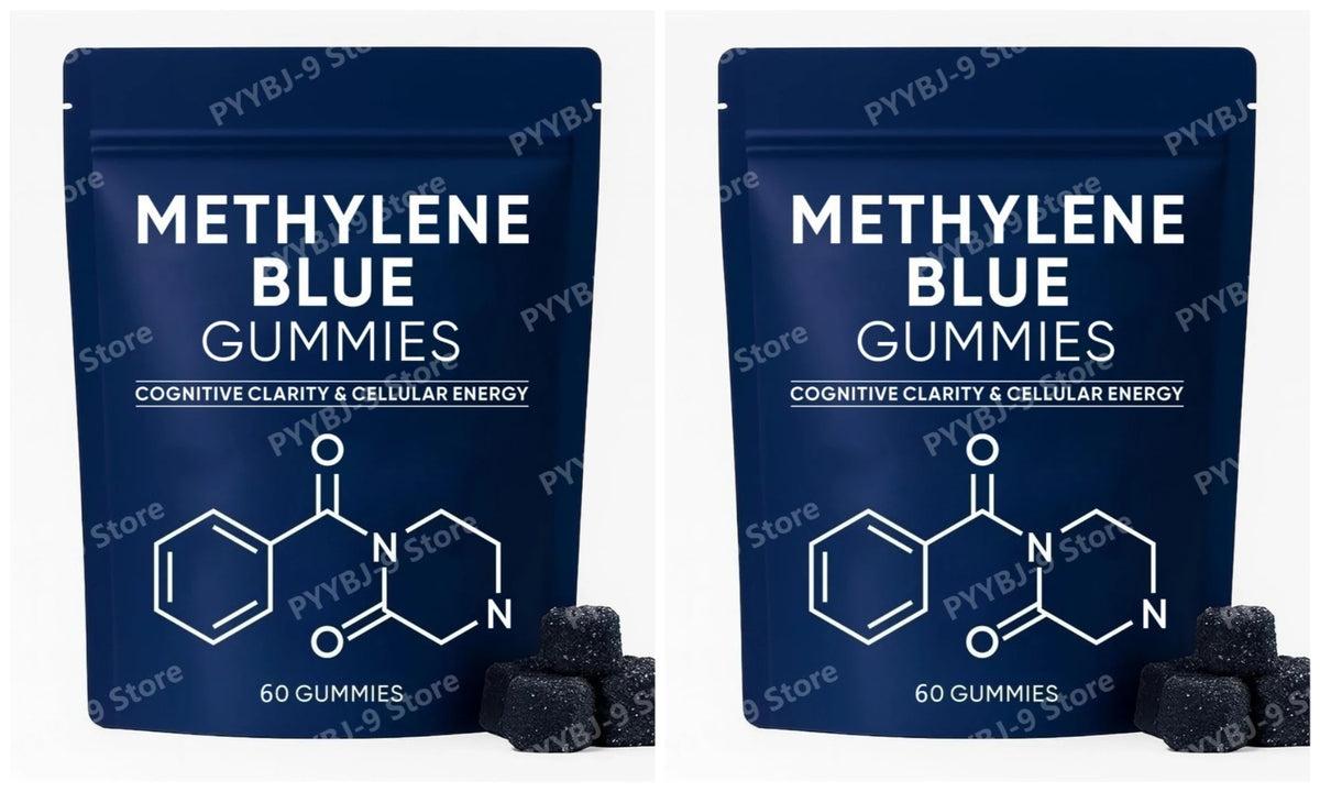 Methylene Blue Cognitive and Energy Support Dietary Supplement Gummies
