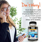 Nootropic Brain Support Supplement Memory Focus Capsules
