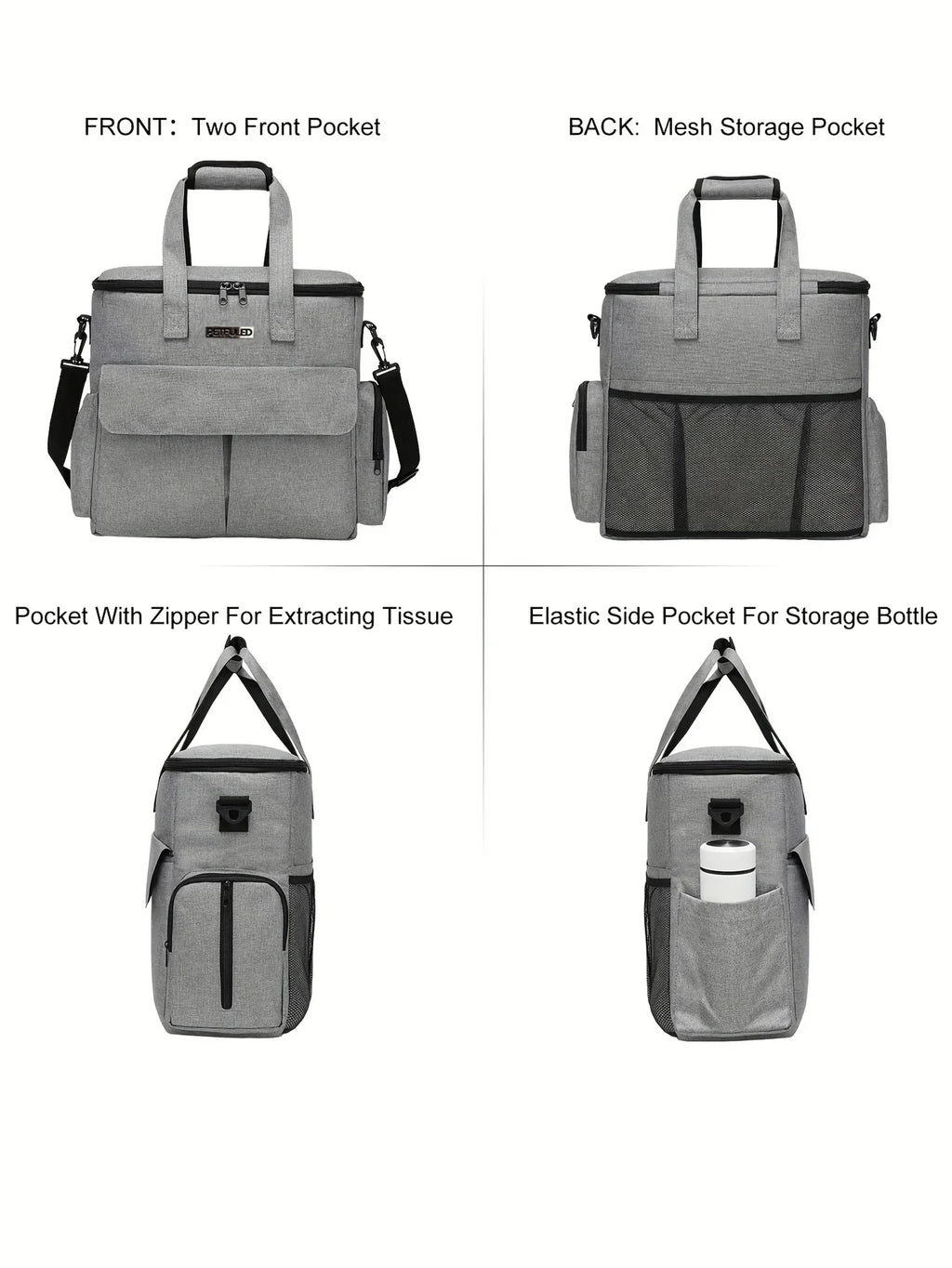 Large 6 PCS Airline Approved Dog Travel Bag Set