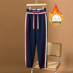 Women's Plush Thickened Round Neck Casual Sports Two-Piece Set