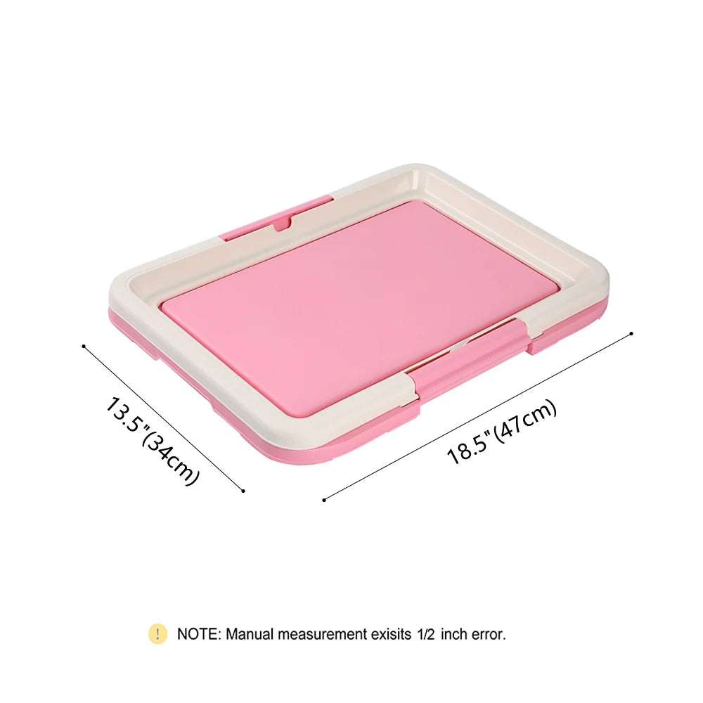 Portable Indoor Dog Training Toilet Potty Tray