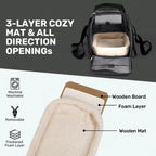 Foldable Airline Approved Pet Carrier Bag for Cats Dogs