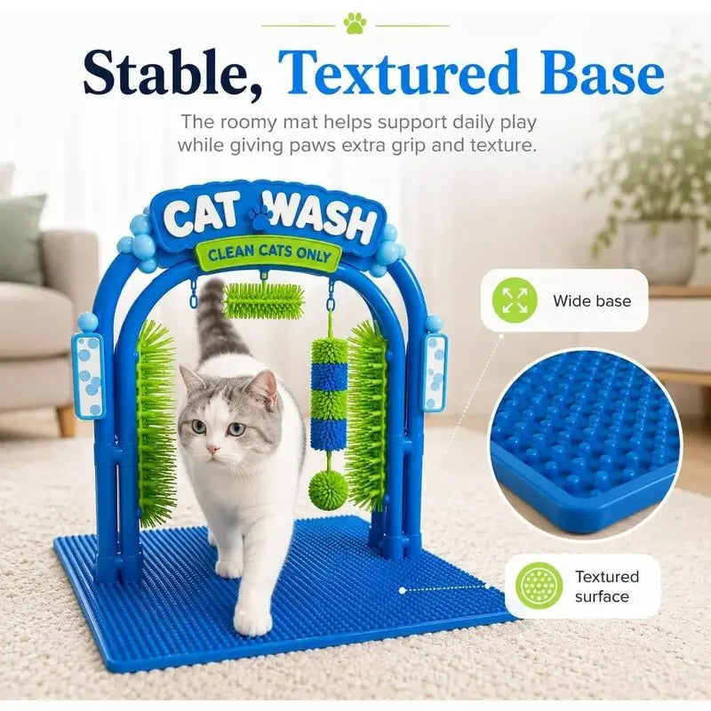 Self Grooming Cat Arch with Soft Brushes