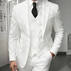 Men's Classic Slim Fit 3-Piece Suit Set