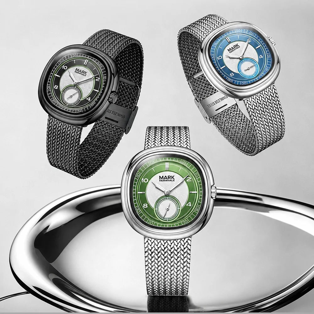 Men's Luxury Milan Mesh Steel Quartz Watch FW-5085