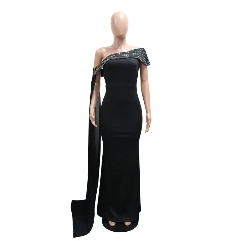 Women's Elegant Dashiki Long Maxi Dress
