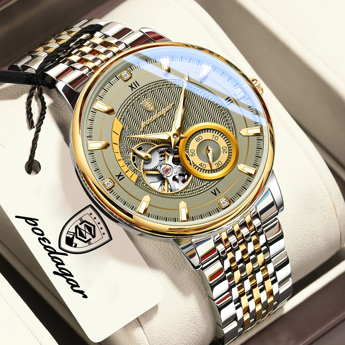 Men's Luxury Hollow Tourbillon Automatic Mechanical Watch