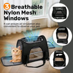 Foldable Airline Approved Pet Carrier Bag for Cats Dogs