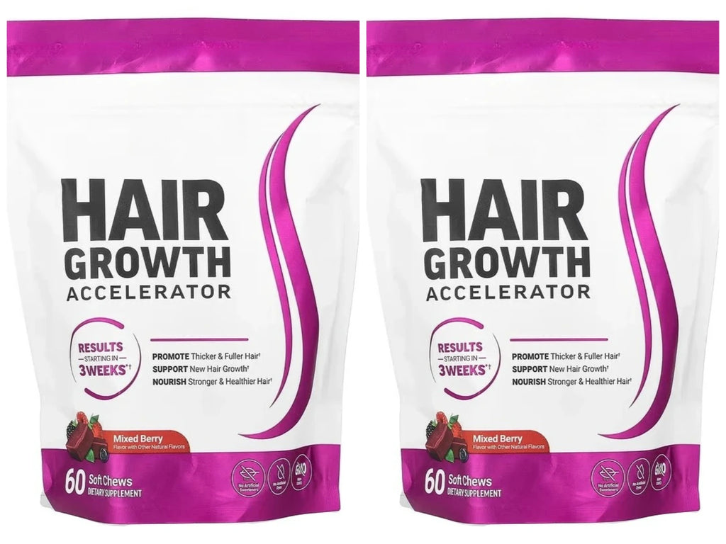 Hair Vitamin Gummies Biotin Vitamin C E Berry Flavor 60 Pieces