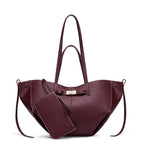 Women's Wing Large Capacity PU Leather Commuter Tote Bag