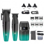 Men Professional Cordless Hair Clipper Rechargeable Trimmer Set