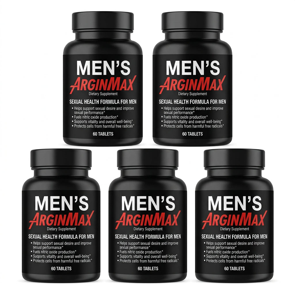 Men's L-Arginine Performance and Endurance Dietary Supplement Tablets