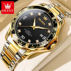 Men's Quartz Stainless Steel Watch with Auto Date