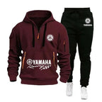 Men's Half Zip Hoodie and Jogger Pants Set