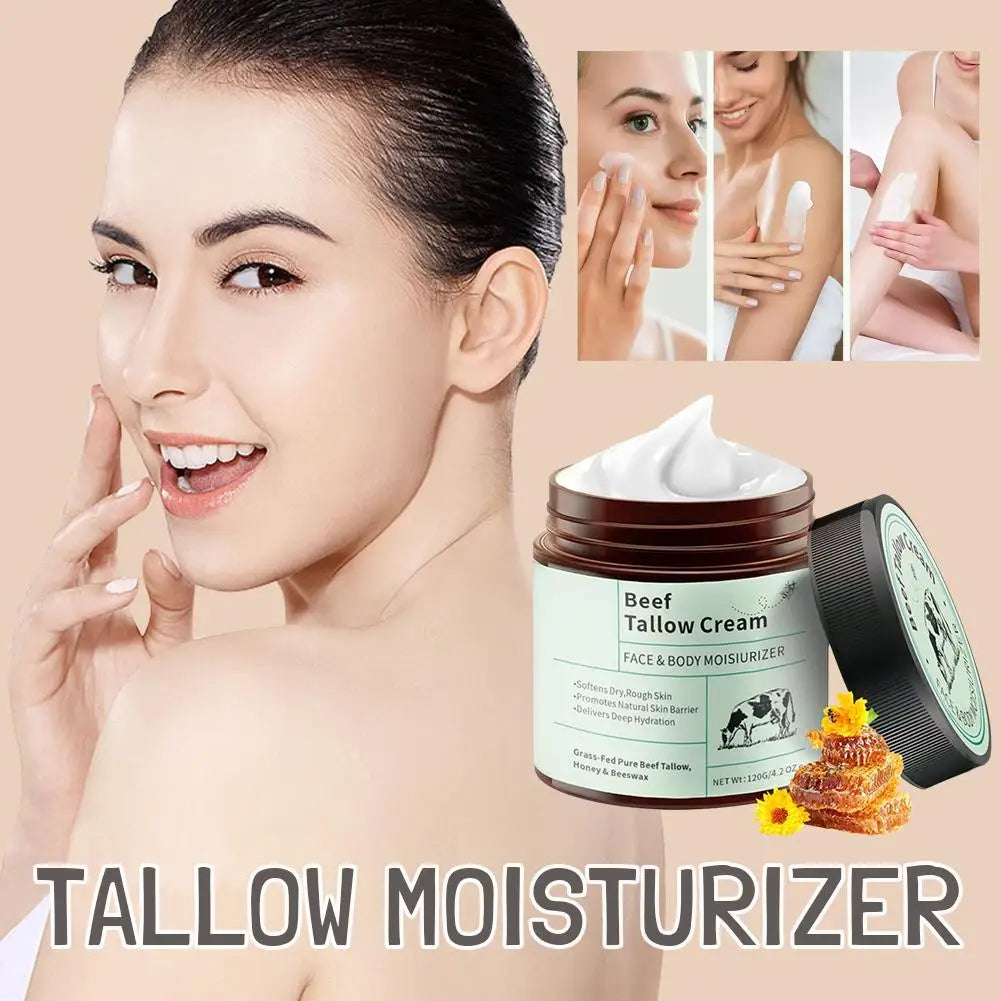 Beef Tallow Honey Moisturizing Face Cream
