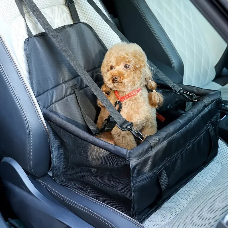 Foldable Dog Car Seat Cover Hammock Pet Carrier