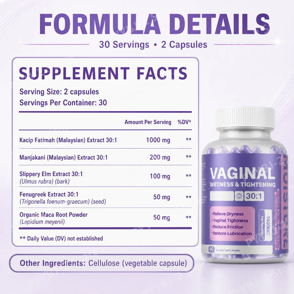 Women's Vaginal Tightening Capsules with Maca Root & Fenugreek