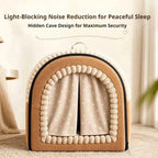Cartoon Warm Enclosed Cat Bed Removable Washable Cushion