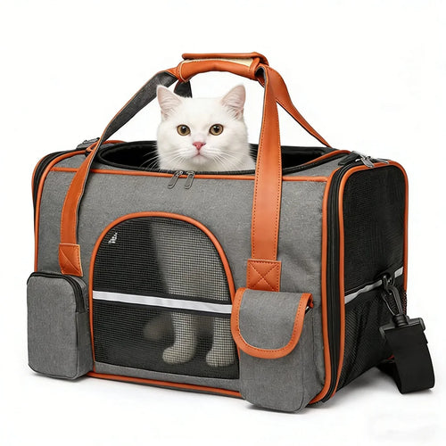 Anti-Collapse Dog Pet Carrier Bag Travel Handbag