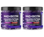 NAD+ and Biotin Hair Skin Nails Support Dietary Supplement Gummies