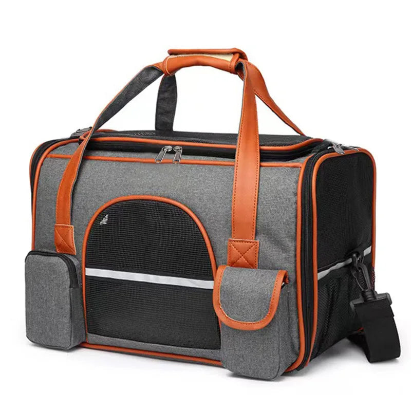 Anti-Collapse Dog Pet Carrier Bag Travel Handbag