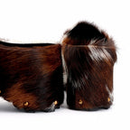 Women's Vintage Studded Arch Support Fur Platform Clogs 502