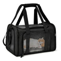 Breathable Mesh Travel Pet Carrier Shoulder Bag for Cats Dogs