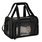 Breathable Mesh Travel Pet Carrier Shoulder Bag for Cats Dogs