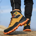 Men's Steel Toe Anti-Puncture High Top Work Sneakers