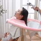 Inflatable Shampoo Basin Foldable Portable Hair Washing Tub