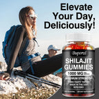 Shilajit Energy and Memory Support Dietary Supplement Gummies
