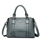 Women's Solid Color Soft PU Leather Shoulder Crossbody Bag