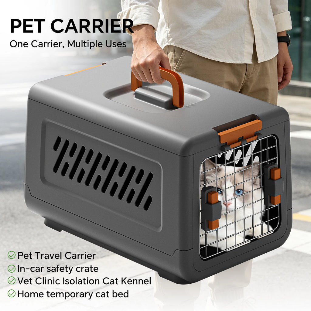 Large Capacity Pet Travel Carrier Box for Cats Dogs