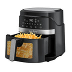 6-Quart 8-in-1 Digital Touchscreen Air Fryer with Ceramic Coating