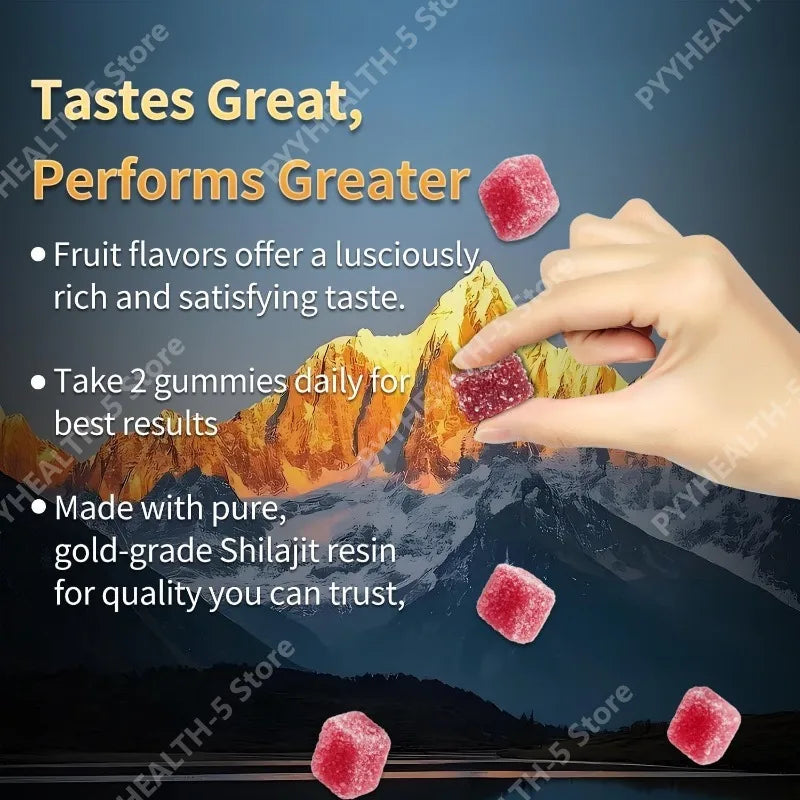 Shilajit Manuka Honey Cognitive Wellness Dietary Supplement Gummies