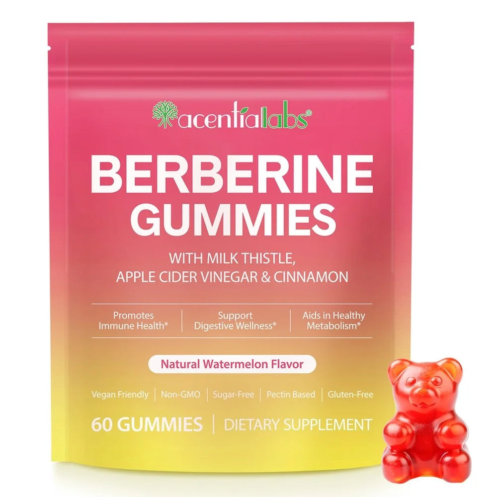 Berberine Milk Thistle Cinnamon ACV Dietary Supplement Gummies