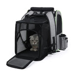 Expandable Breathable Mesh Pet Carrier Backpack for Cats